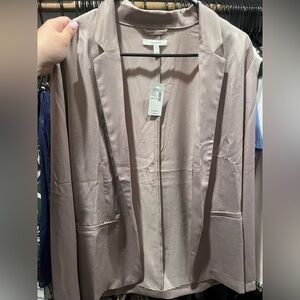 Maurices Dusty Mauve Open Front Blazer